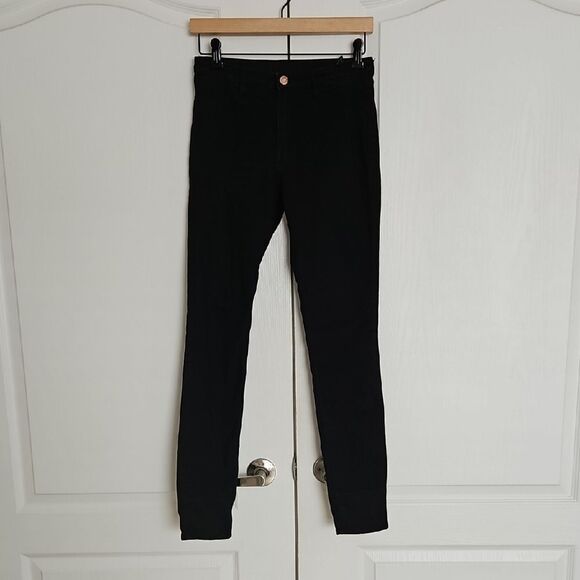 Black Skinny Fit Coupe Moulante & Denim - Picture 1 of 16